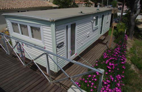 Mobil-home sur terrain privé bord de mer, parking privé - Foto 5