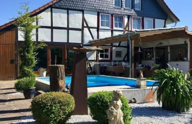 Leinetal-Refugium Pool I Sauna Kamin I Klavier - Foto 1