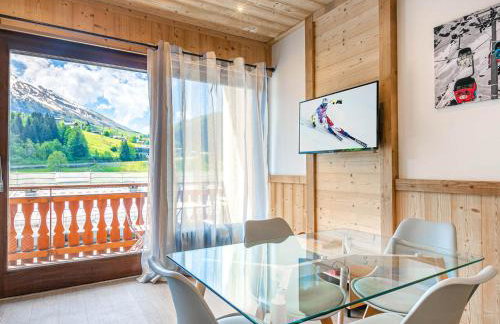 Grand Studio cabine, balcon, parking, centre La Clusaz - FR-1-437-85 - Foto 7