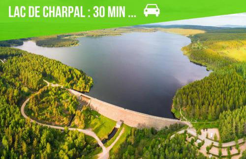 Le CosyGreen - Central/Netflix/Wifi Fibre - Séjour Lozère - Foto 26