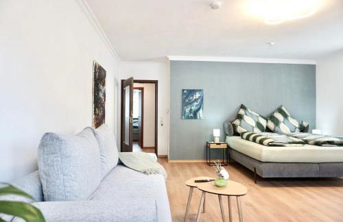 2 Schlafzimmer Wohnung mit Balkon und privatem Stellplatz unmittelbar an der Mosel für bis zu 8 Gäste - Foto 32