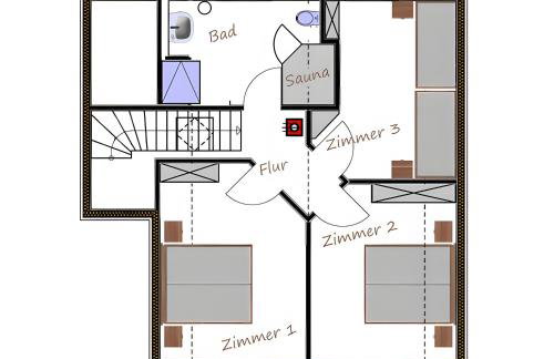 Ferienhaus Geyerbad mit Sauna - Foto 3
