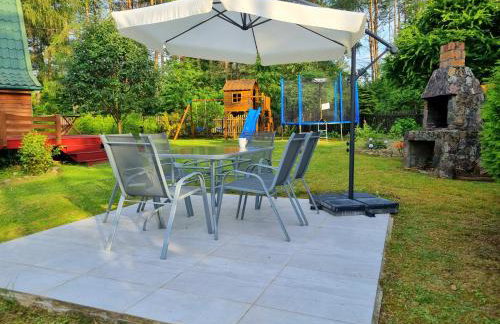 Chatka Baby Jagi - Domek z balią i kominkiem w lesie pośród jezior - Foto 11