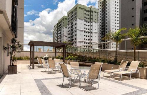 Lindo Flat localizado no 7º andar do Hotel S4 - Águas Claras - Brasília - Foto 24