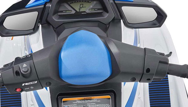 Manubrio di una delle moto d'acqua