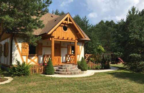 Deluxe Holiday Zdrojowa -Willa typu Alpejskiego w Borach Tucholskich-Całoroczna Balia z jacuzzi-Prywatny las i strumyk -Duża Wiata grillowa - Foto 1