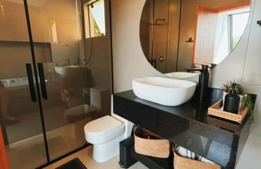 Recanto do Tabuleiro chalé com hidro, lareira, churrasqueira e cozinha perto de floripa - Photo 34