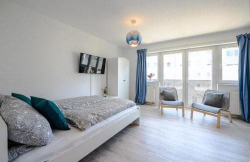 Helles City Apartment mit Parkplatz, ruhig und zentrumsnah - Foto 10