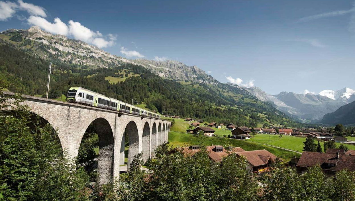 Atravesando los Alpes en el Tren Verde