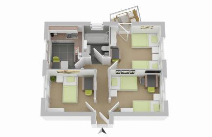 BudgetRoom 3 Bedroom Perfect for Teams - Foto 29