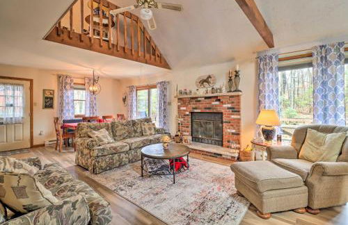 about 1 Mi to Lake Secluded Poconos Home with Decks - Photo 1