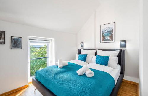 DND Design Loft I 170qm I Parken I Balkon I Workstation I Netflix I Kaffee I Waschmaschine I Trockner I Xbox I Ausblick - Foto 12