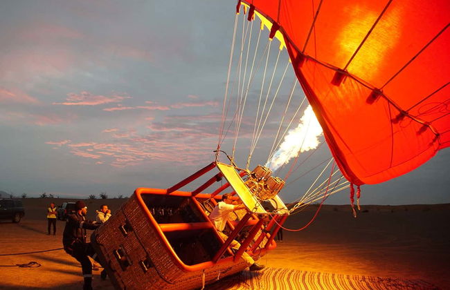 Paseo en globo por el desierto de Ras al Khaimah al amanecer - Foto 6