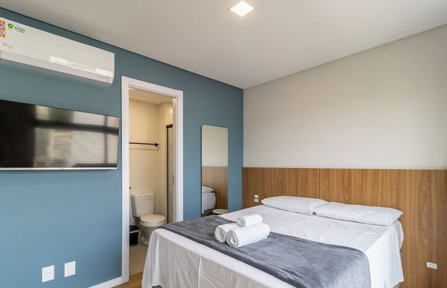 RUP Studios Equipados em Prédio Piscina - Foto 13