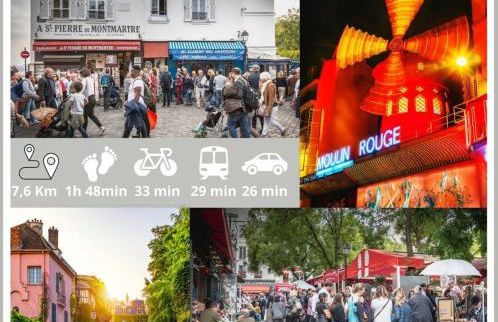 Nice Apartment with amazing view of Paris plus Parking - Foto 49