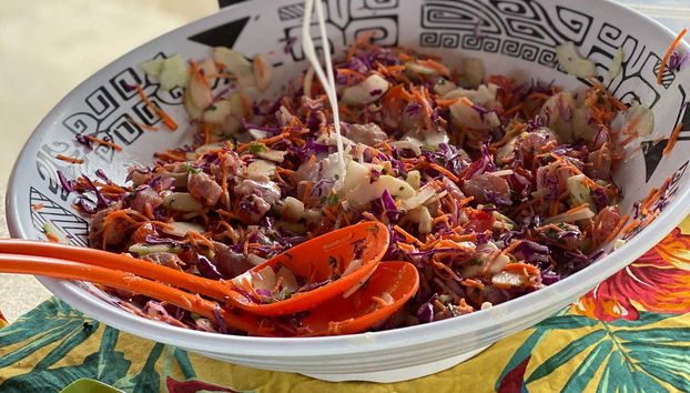 Preparando el almuerzo