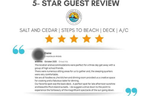 Salt and Cedar Steps to Beach - Foto 2