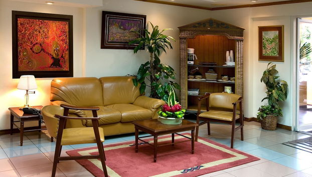 Zona de estar del vestíbulo