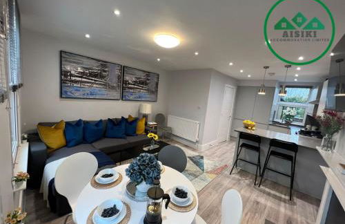 Aisiki Apartments at Stanhope Road, North Finchley, Airconditioned Multiple 2 or 3-Bedroom, Pet Friendly Duplex Flats, King or Twin Beds with Free WiFi - Foto 12