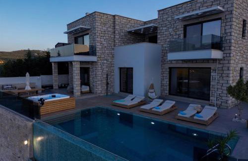 Paleokastro Villas with Private Heated Pool, Top Views - Next To Center - Top WiFi - Photo 44