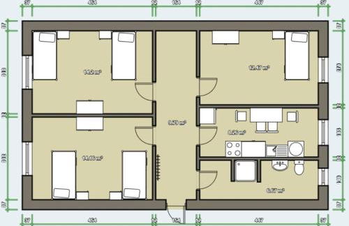 5 Betten Monteurwohnung in Zeithain - Foto 7