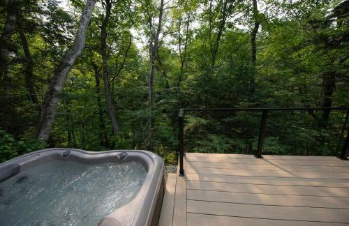 Cozy Luxury Cabin w Hot Tub, Fire Pit, King Bed - Foto 44