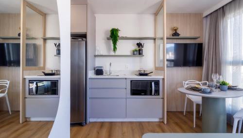 Loft Novo todo Mobiliado com WIFI Piscina e próximo a Oktober - Foto 2, pet friendly