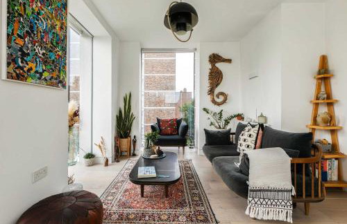 Modern Shoreditch 2 Bedroom Penthouse With Lift & Large Balcony Suit Family Sleeps 4 - Foto 1