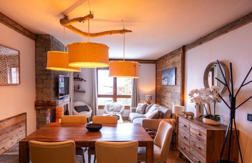 Arcs 1950 Appartement Luxe type chalet 5 à 7 personnes Vue imprenable sur le Montblanc skis aux pieds - Photo 16