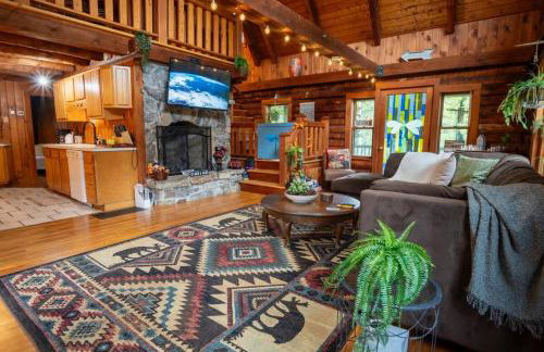 Cozy Log Cabin- W Fireplace - Foto 5
