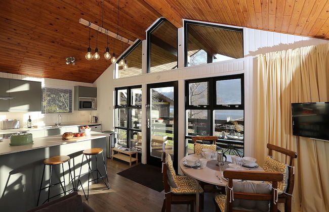 Cosy Modern Nordic Lodge w/ Loch View & Log Burner - Photo 13