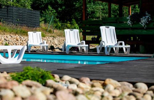 Domek całoroczny SÓWKA na Kaszubach z banią i sauną na wyłączność, wspólny basen i bilard z domkiem Jeleniówka - Ostrowite Leśna Dolina - Foto 73