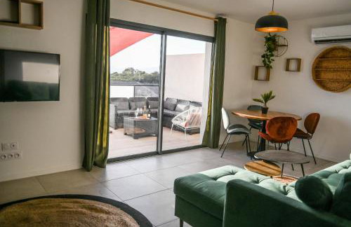 Résidence Porticcio Vacations Vue Mer Piscine & Jacuzzi - Foto 22