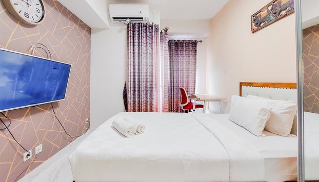 Comfort Stay And Homey Studio Amazana Serpong Apartment - Foto 4, Habitación