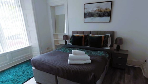 Bright & Stylish 1-bed Apt W/free Parking & Wi-fi - Foto 5, Quarto