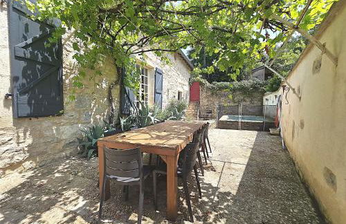 Magnifique villa en pierres au cœur de Saint Antonin Noble Val - Piscine et jardin privés -10 personnes - Foto 20