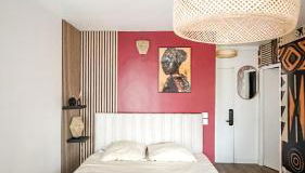 L'Ethnik Spot- studio cosy proche Paris et Stade de France - parking privé - Foto 5