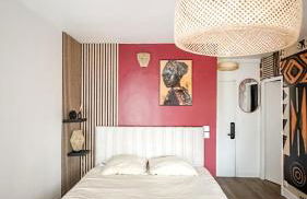 L'Ethnik Spot- studio cosy proche Paris et Stade de France - parking privé - Foto 5