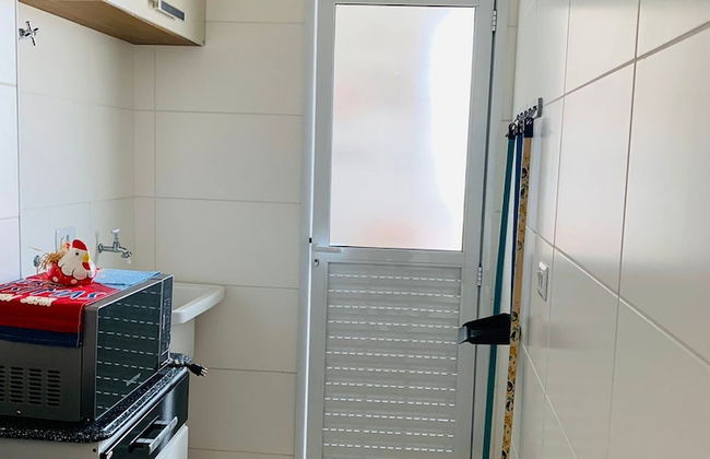 Lindo apto com piscina em Praia Grande - Foto 5