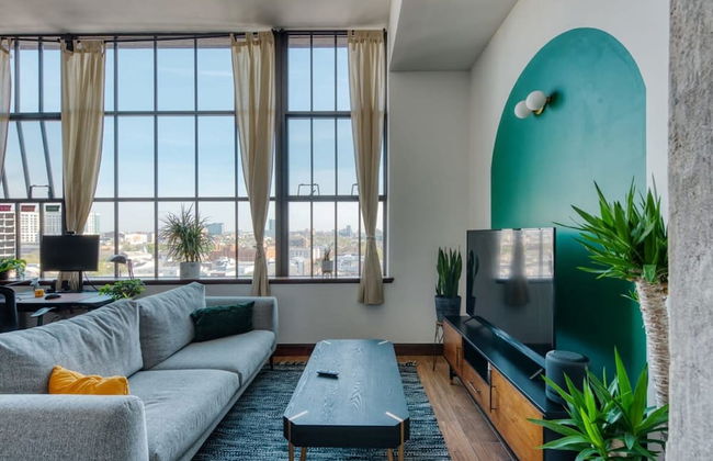 Sosuite 1BR Penthouse w W D Gym On-site Bar - Foto 32