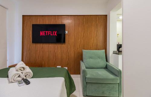 Studio Conforto com Piscina e Ar condicionado - Foto 7