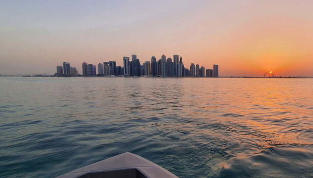 Doha Private Sunset Boat Trip - Photo 2, Get incredible views of Doha at sunset from the boat