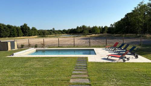 Chez Gisèle, 15 min Chambord, Cheverny, 30 min Beauval, 6 chambres, piscine chauffée - Foto 2