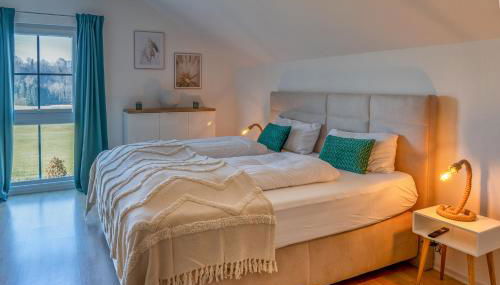 Lüftenblick - 2 Ferienwohnungen am Starnberger See, mit Terrasse oder Balkon, Weitblick, Sauna, Kamin, E-Ladestation - Foto 4