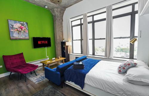 McCormick Place Studio with optional parking and sleeps up to 4 - Foto 3