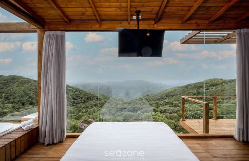 Linda cabana com jacuzzi na montanha VST013 - Photo 3