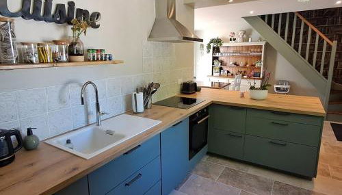 Proche châteaux de la Loire zoo Beauval gite de sologne 3 étoiles - Photo 5, stove, dishwasher