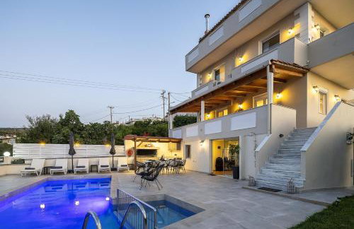 Luxurious Villa Kirianna - Private Pool, Jacuzzi, Sauna, & Gym - 13km to Rethymno center - Photo 13