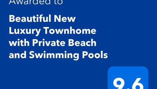 Beautiful New Luxury Townhome with Private Beach and Swimming Pools - Foto 3