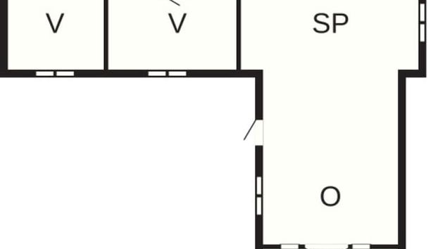 5 Person Holiday Home in Graested - Photo 4, Plan d’étage